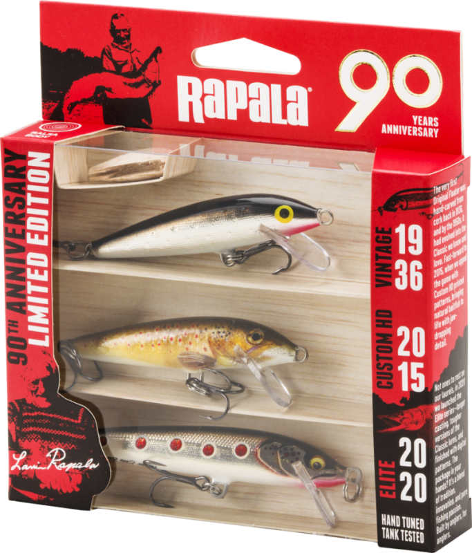 Rapala 90 Years Lure Kit Floater Small Naturistic