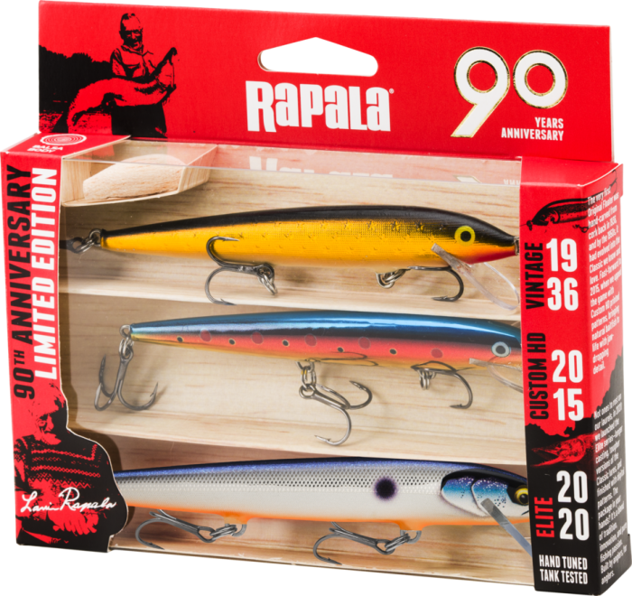 Rapala 90 Years Lure Kit Big Naturistic