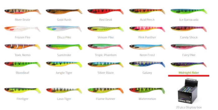 Kummikala SHAD Razor 19.5 cm