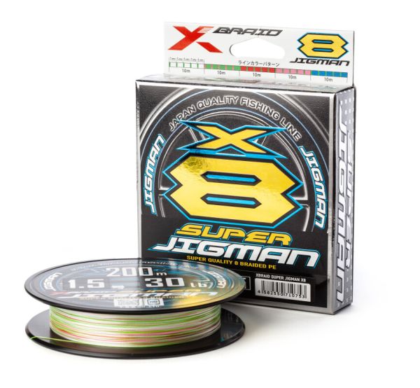 Braided Line YGK X-Braid Super Jigman X8 